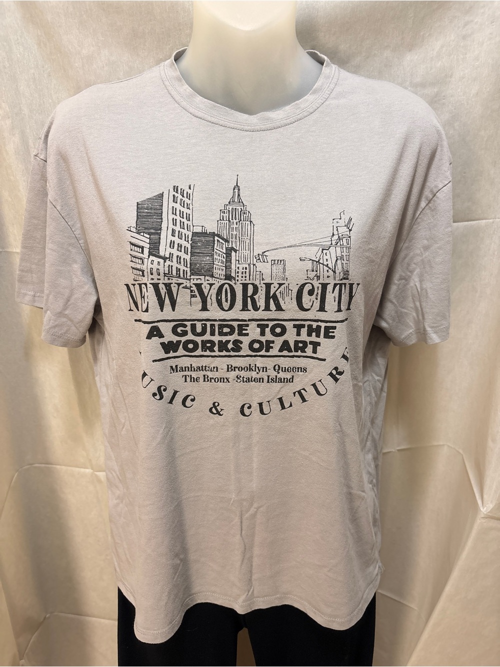 Streetwear Society New York City Graphic Tee - Light Gray